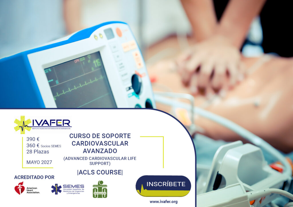 Portada Díptico Soporte Cardiovascular Avanzado ACLS